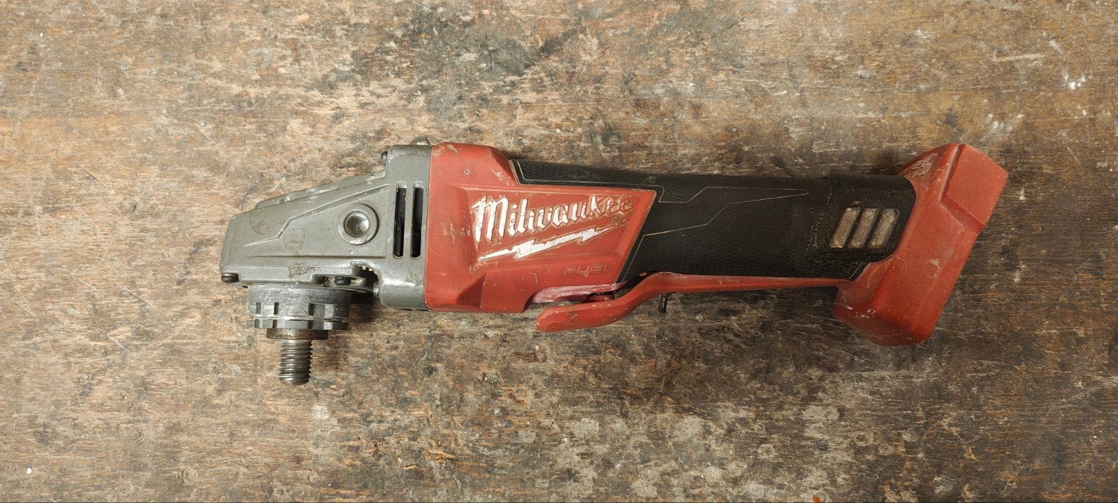 Milwaukee m18 cag125xpdb slijptol, Ophalen of Verzenden, Gebruikt, 1000 watt of meer, Haakse handslijpmachine