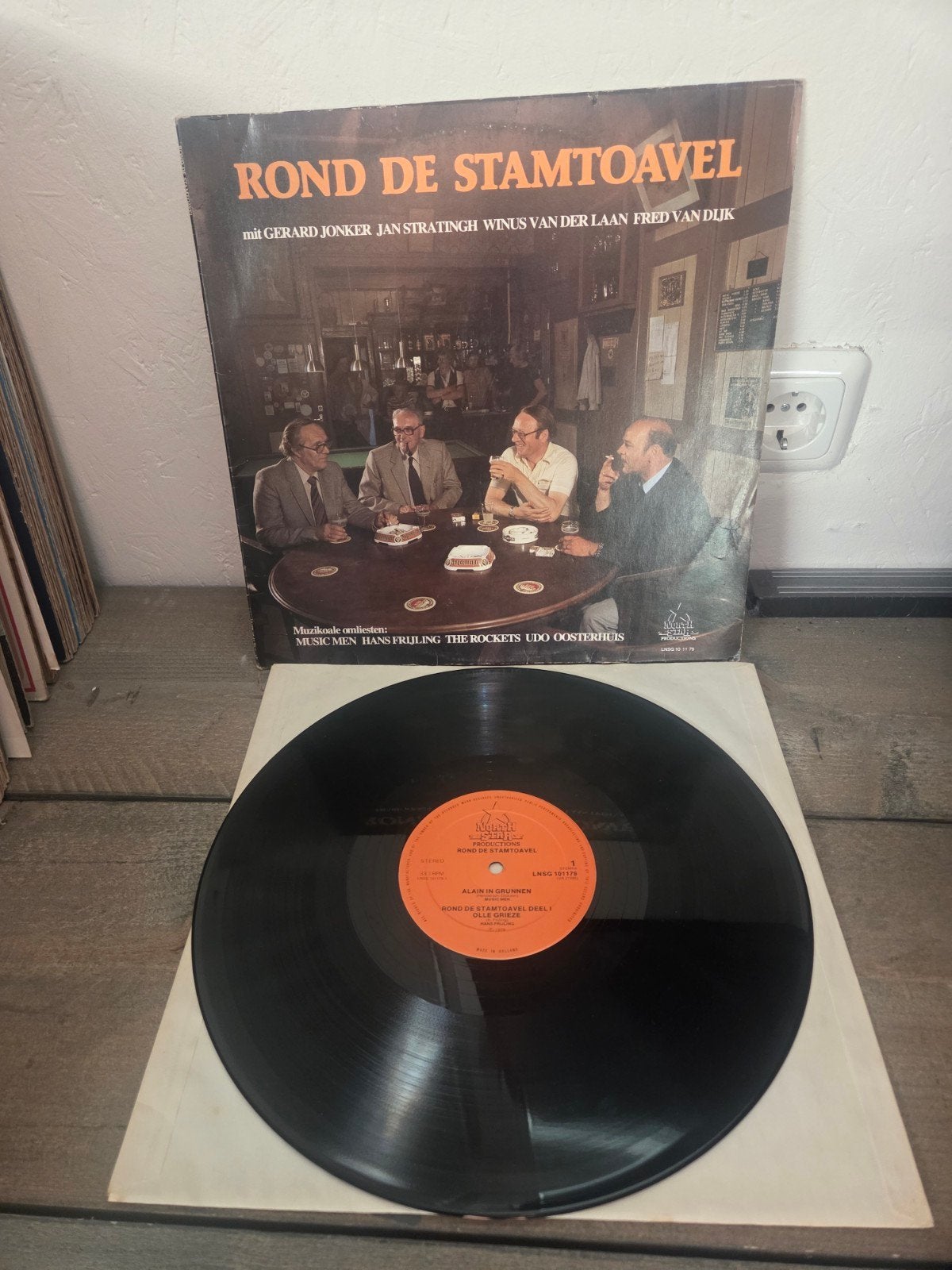 Rond de Stamtoavel LP - Gerard Jonker, Jan Stratingh, Ophalen of Verzenden, 1970 - 1979, Gebruikt, 12 inch