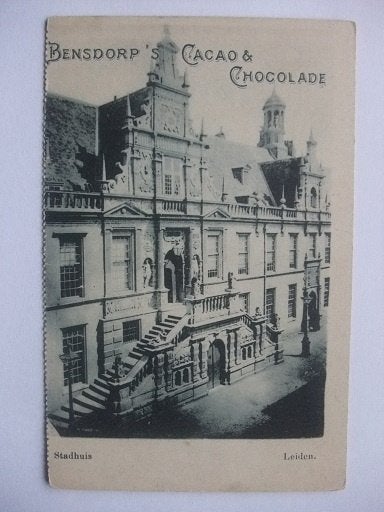 P340 Leiden Stadhuis - Reclame Bensdorf, Verzenden, Voor 1920, Ongelopen, Zuid-Holland