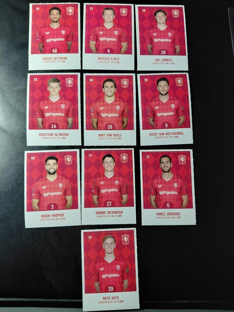 Fc twente (stickers) oa zerrouki/rots/lammers, Verzamelen, Ophalen of Verzenden, Nieuw, F.C. Twente, Poster, Plaatje of Sticker