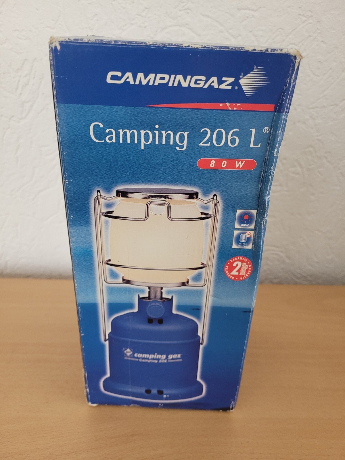 Campingaz Camping 206 L Gaslamp - 80W, Caravans en Kamperen, .., .., Gaz, Ophalen of Verzenden