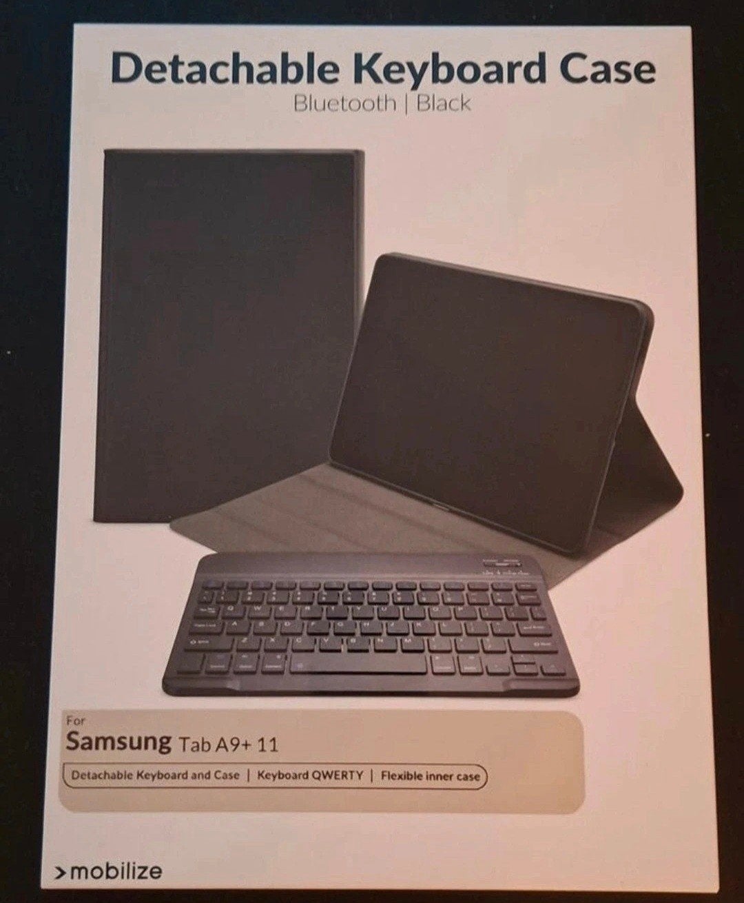 Tablet hoes voor Samsung met toetsenbord, 11 inch, Nieuw, Bescherming voor- en achterkant, Ophalen of Verzenden