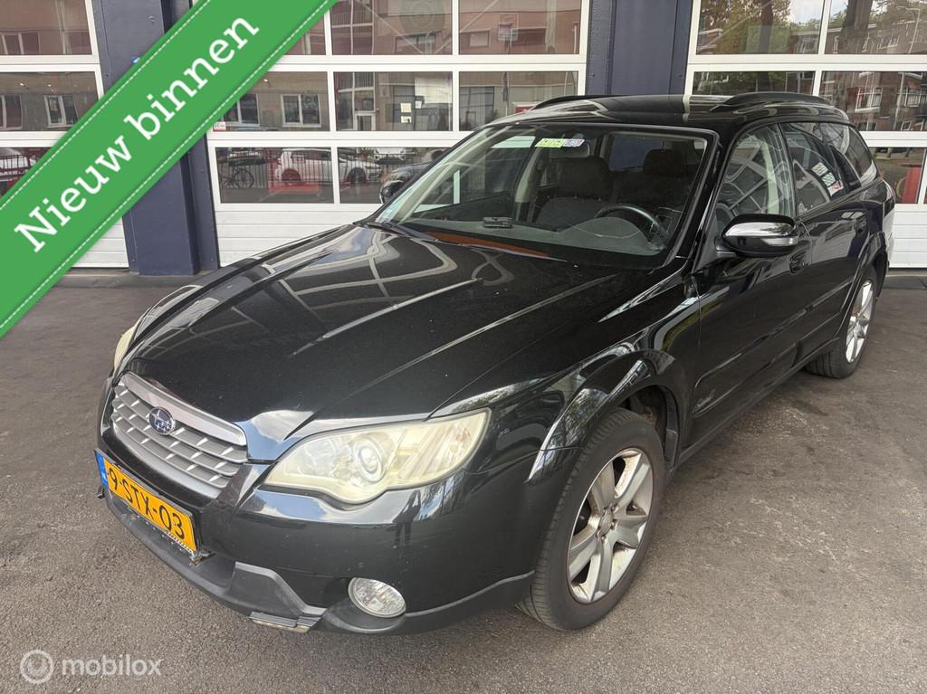 Subaru Outback 2.5i/AUT/Trekhaak/LM velgen/nieuw APK, Automaat, 4 cilinders, Zwart, 2457 cc