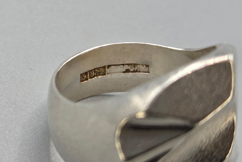 Zilveren design ring van Lapponia. 2026/681, ., Ophalen of Verzenden, Zo goed als nieuw, Dame