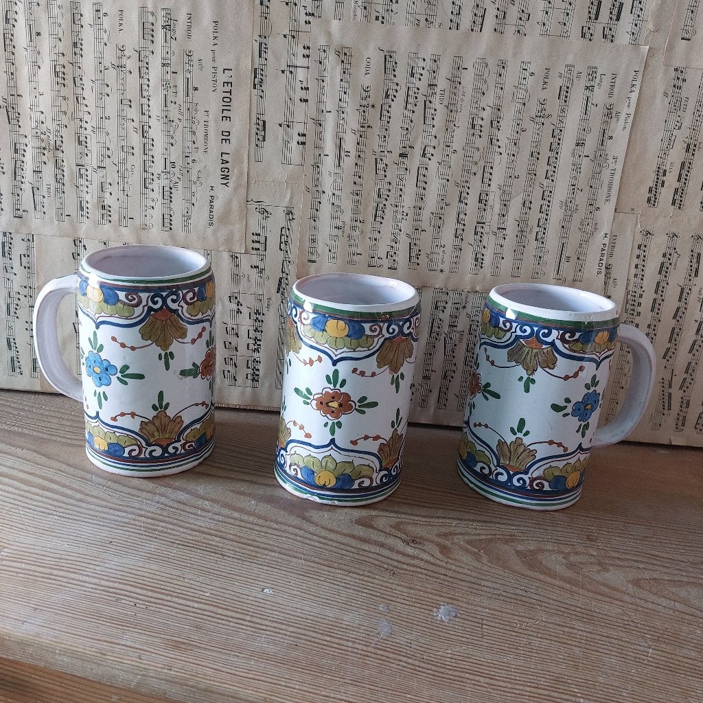 Prachtige vintage pul van Deruta aardewerk, gemerkt, 14x10, Ophalen of Verzenden