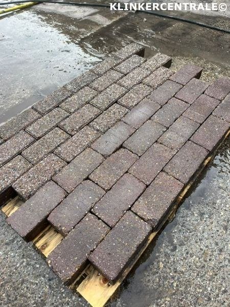 2.500m2 heide grijs antraciet betonklinkers 21x10,5x7/8cm, Bij dit gebruikte product niet meer te achterhalen., Gebruikt, Verzenden