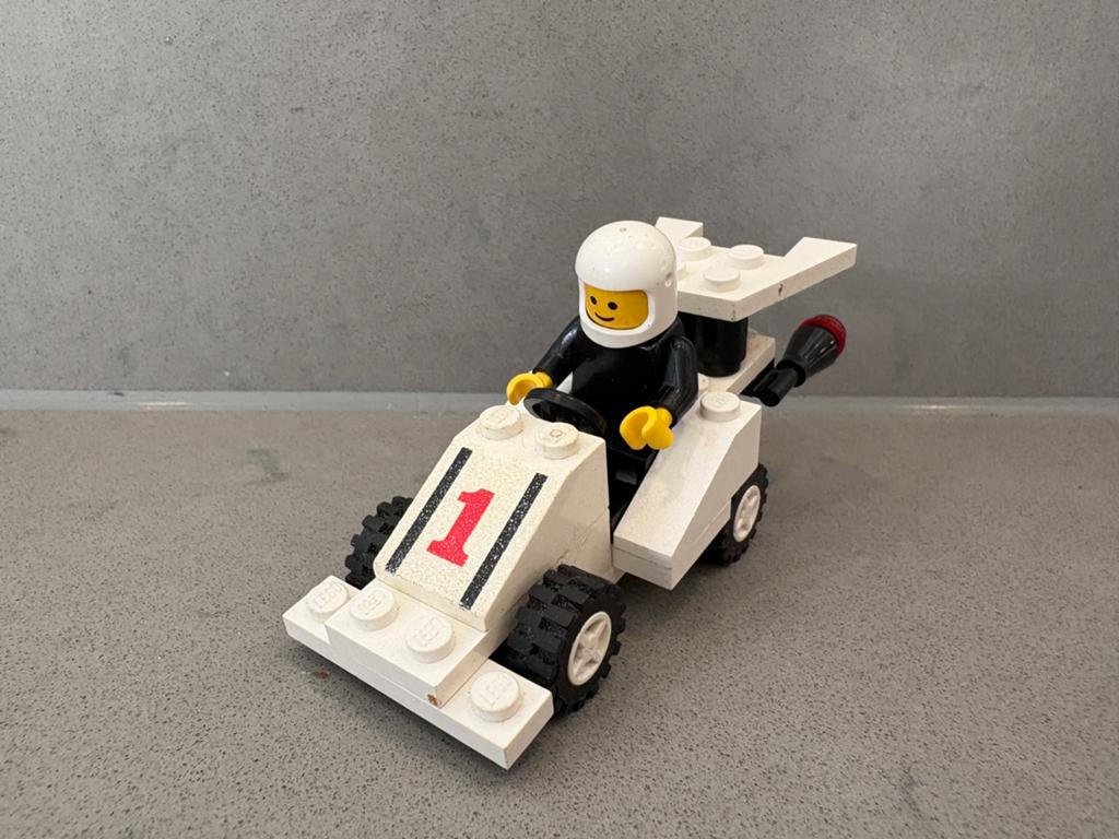 Lego 6604 formula 1 racer met instructie, Compleet, Lego, Ophalen of Verzenden, Zo goed als nieuw