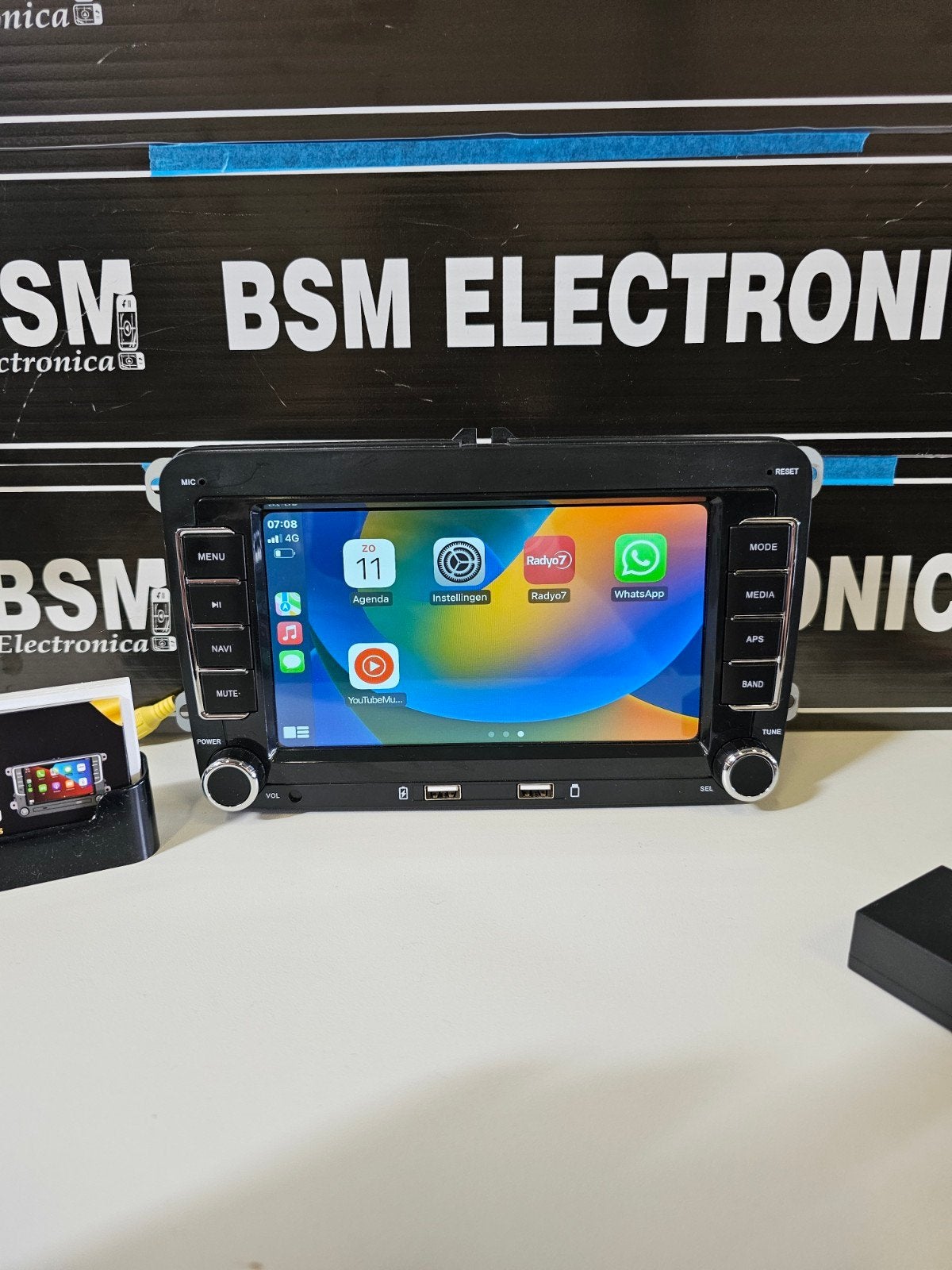 VW/Seat/Skoda 510RNS Met draadloze carplay Nieuw, Auto diversen, Autonavigatie, Ophalen of Verzenden, Nieuw