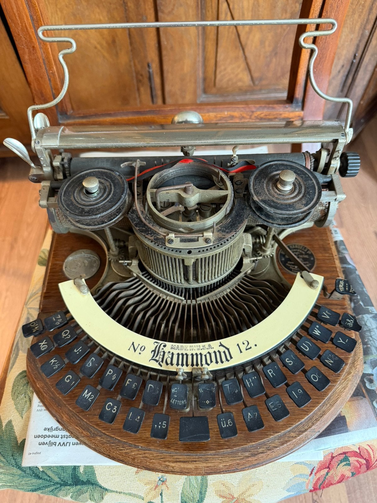 Hammond 12 typemachine uit 1905, Diversen, Typemachines, Ophalen, Gebruikt