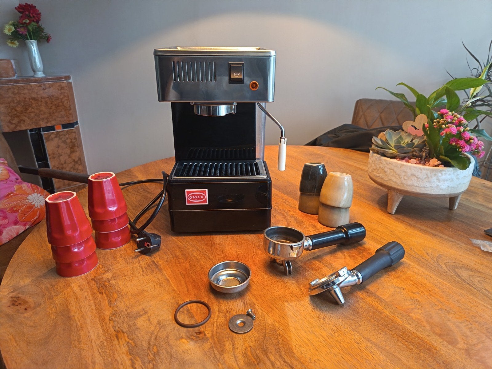Quickmill Espresso Machine 0810-0-XX-NE met Stoomfunctie, Witgoed en Apparatuur, Koffiezetapparaten, Ophalen, Gebruikt, Espresso apparaat
