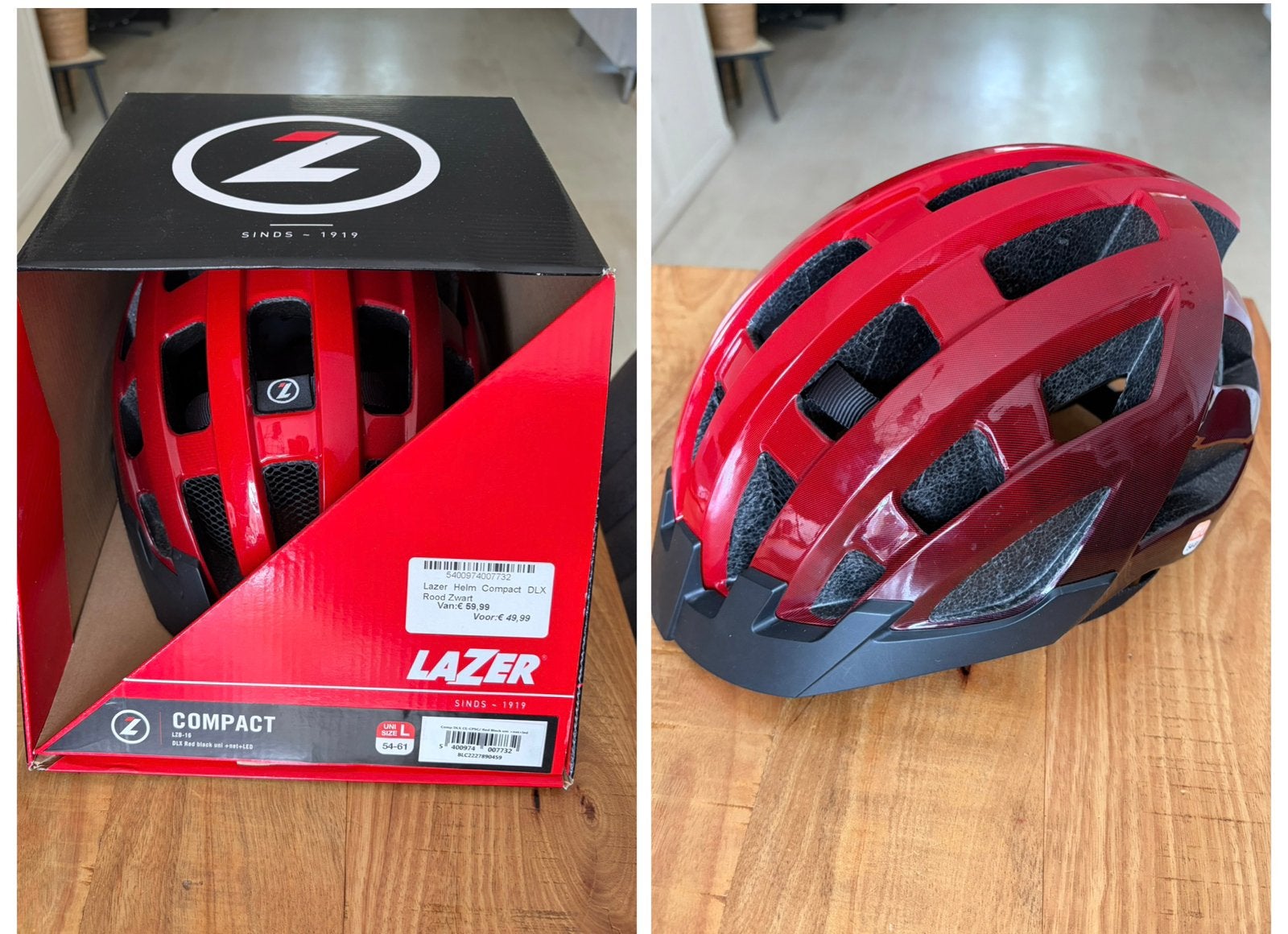 Lazer fietshelm, Ophalen, Zo goed als nieuw, Heer of Dame