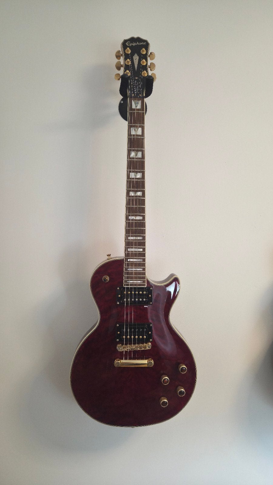 Epiphone Les Paul Custom, Prophecy Plus, Ophalen, Zo goed als nieuw, Solid body, Epiphone