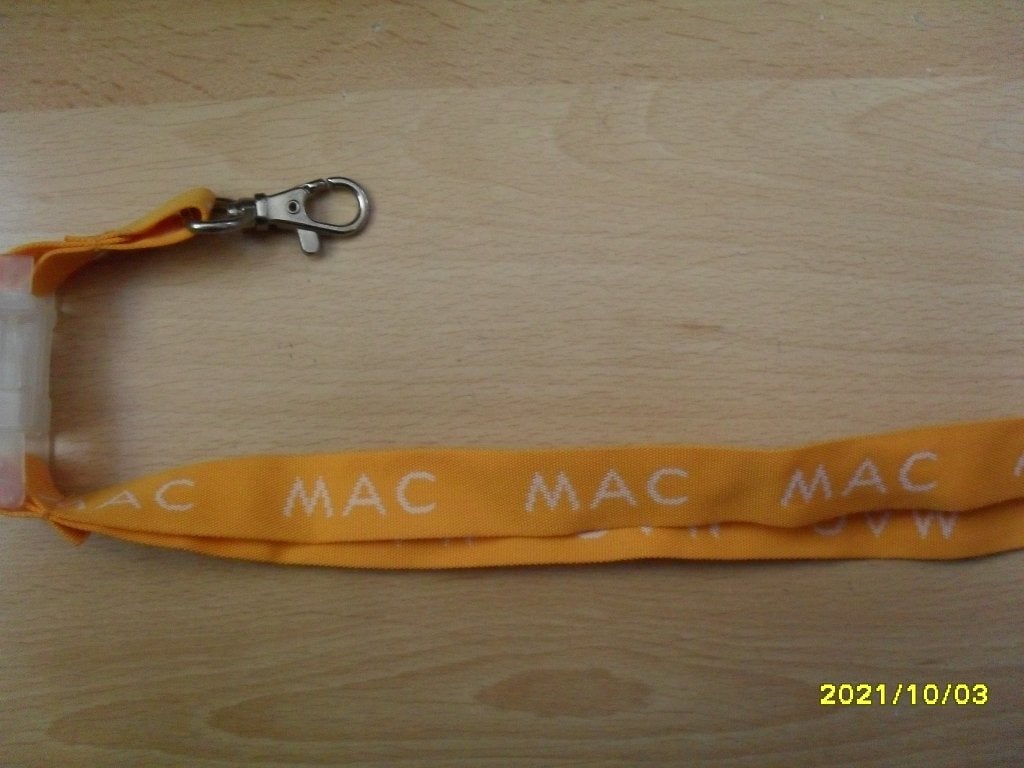 NIEUW, Oranje, Keycord van MAC, Ophalen of Verzenden, Nieuw, Merk
