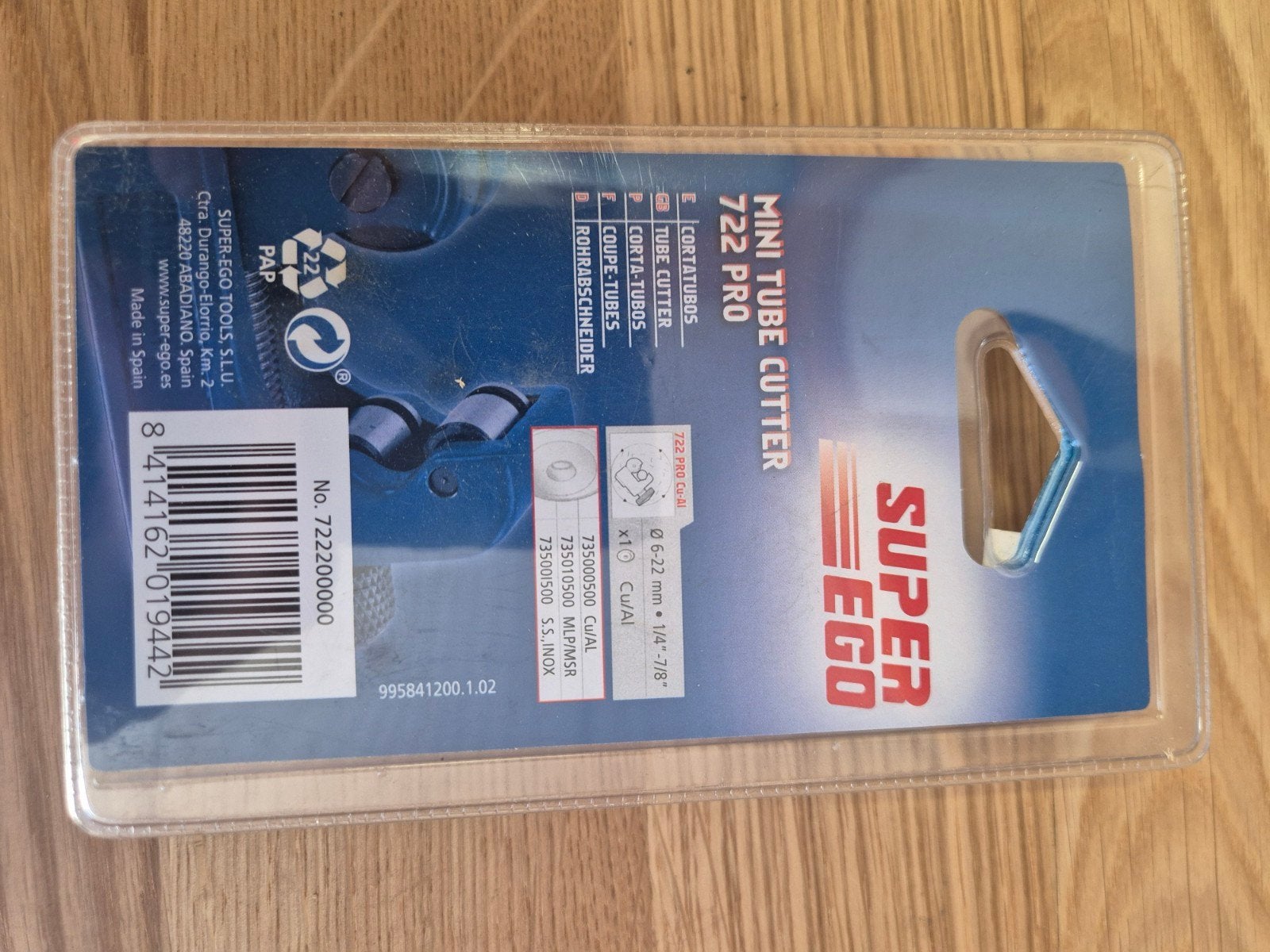 Super Ego Mini Buissnijder 722 PRO (6-22mm), Ophalen of Verzenden, Nieuw, Snijgereedschap, Overige merken