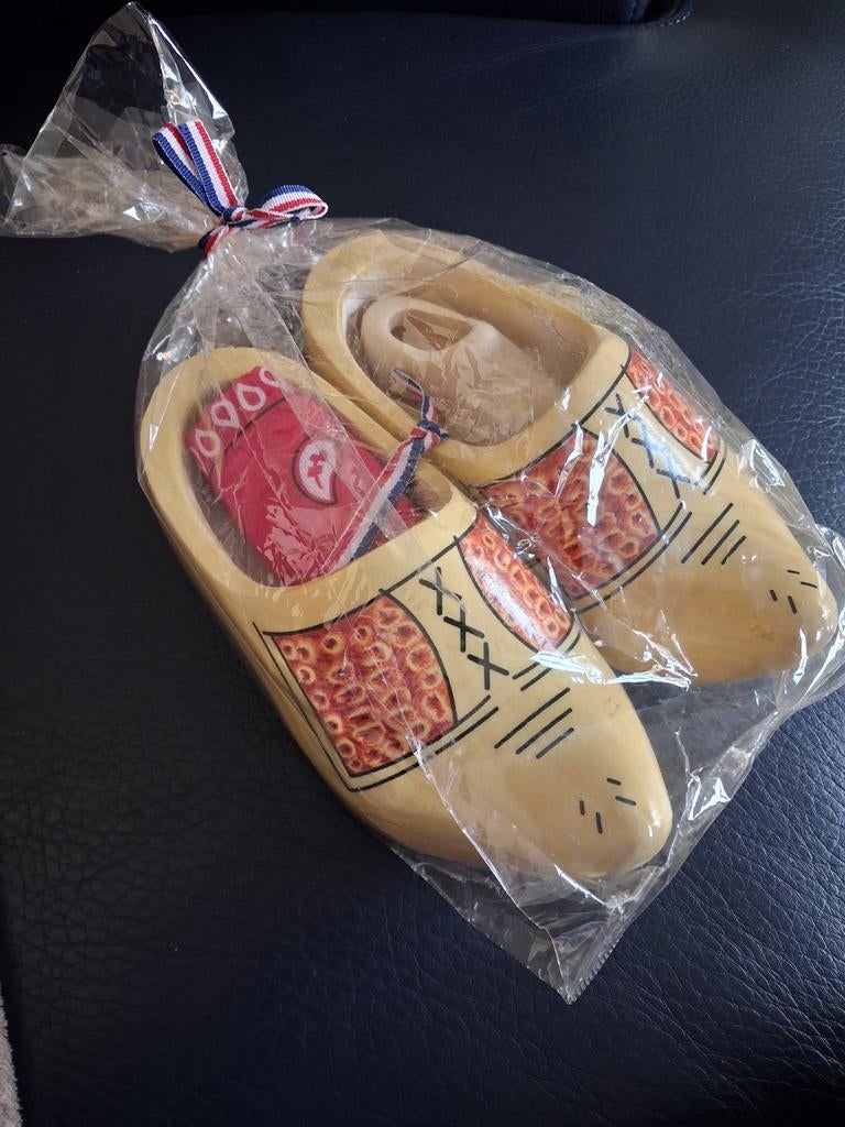 Houten Kinder Klompen Mt.15 Nieuw+ boeren sjaaltje miniklomp, Kinderen en Baby's, Ophalen of Verzenden