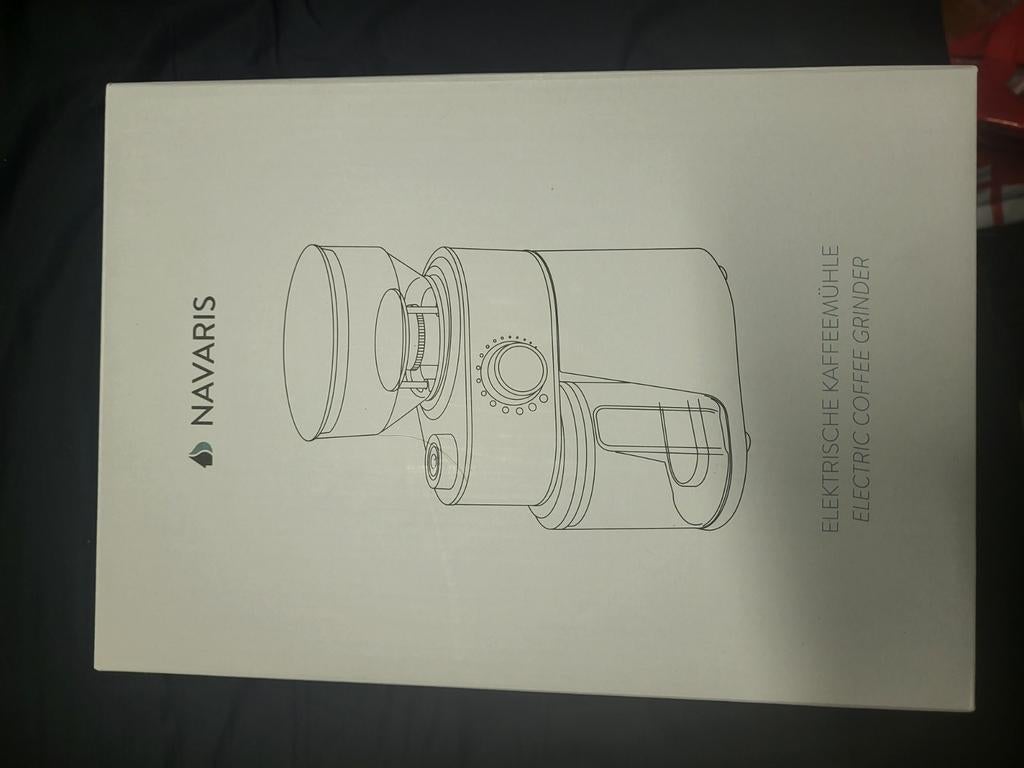 Navaris Elektrische Koffiemolen - Nieuw in doos, Ophalen of Verzenden, Nieuw, Overige modellen, Koffiebonen