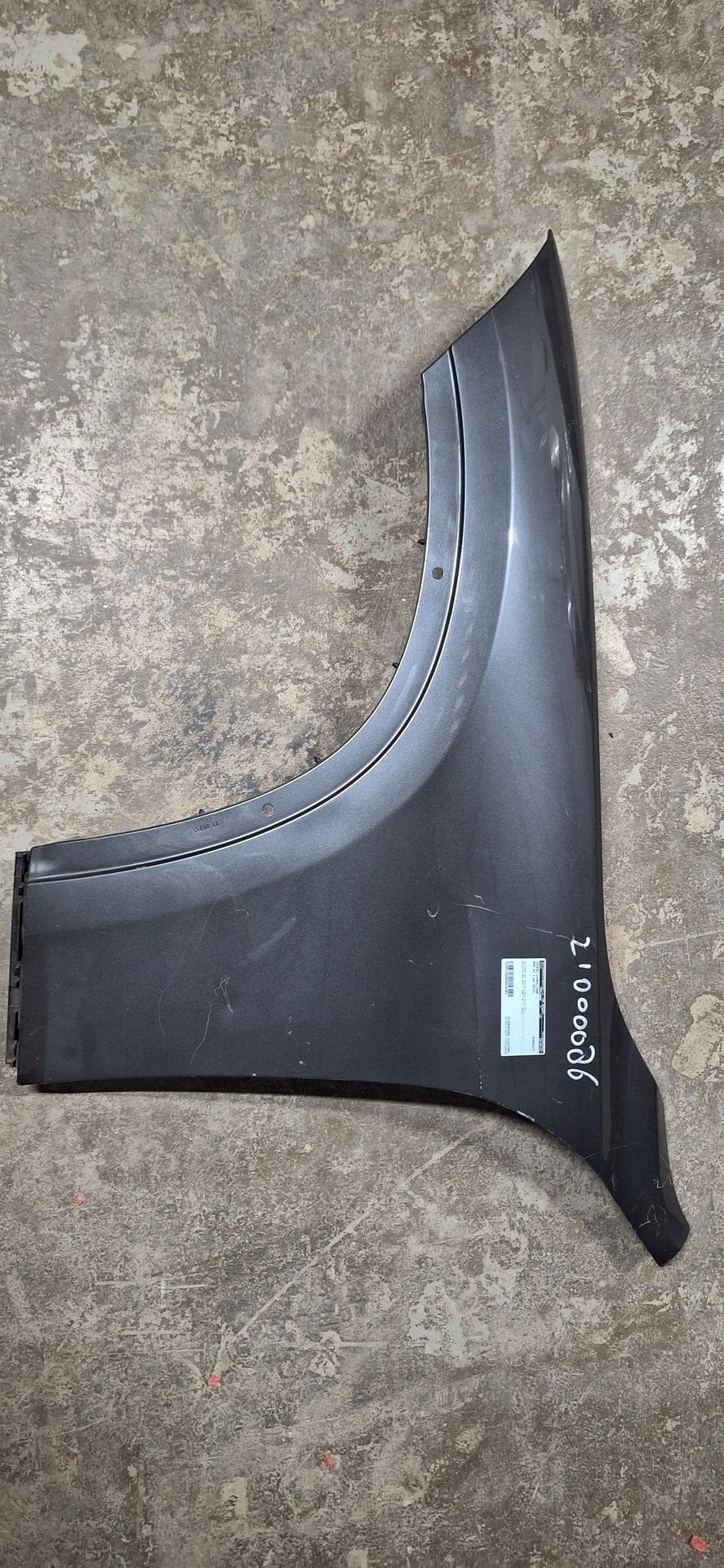 Spatbord Links-Voor BMW X1 E84 2009-2015 Grijs Metallic B39, Gebruikt, -, -, Ophalen of Verzenden