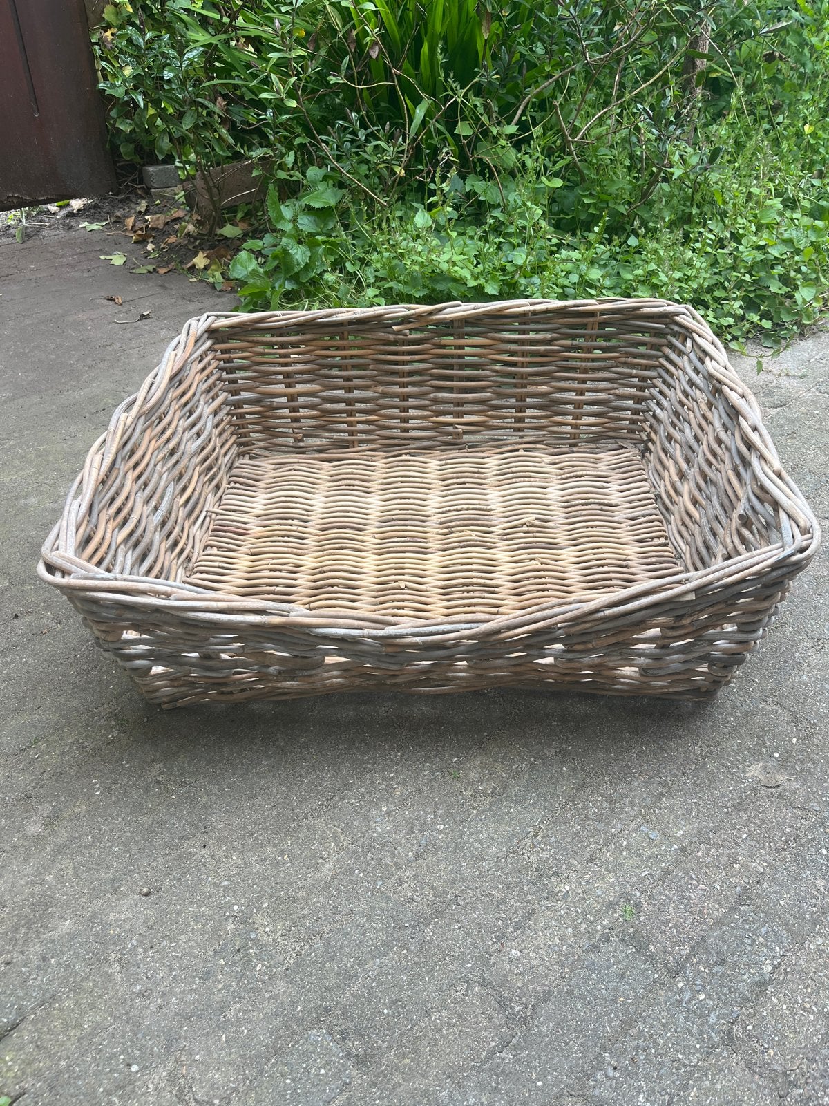 rieten hondenmand, Ophalen of Verzenden, Gebruikt, Riet