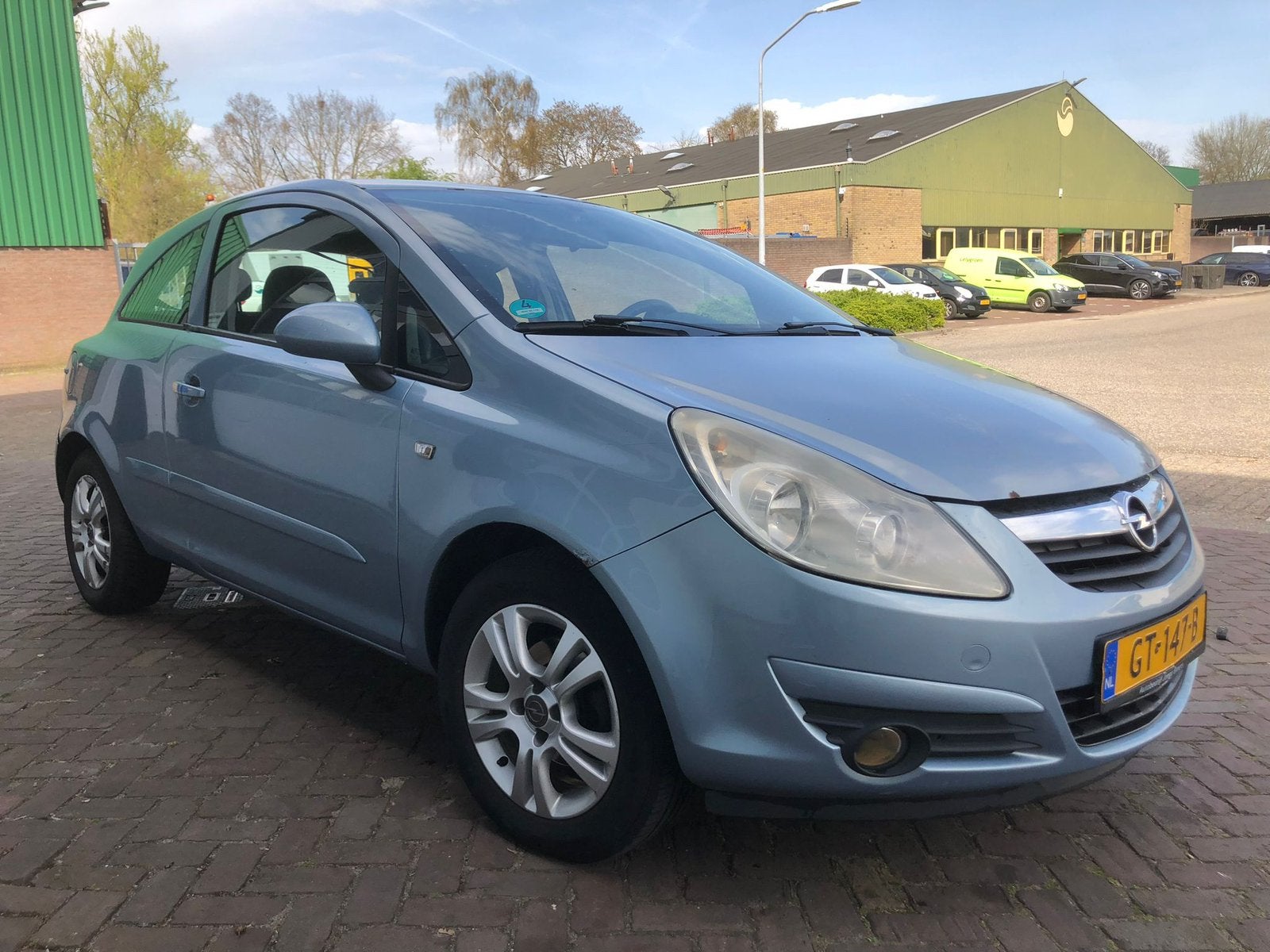 Opel Corsa 1.2 16V 3D WR 2007 Blauw, Auto's, Voorwielaandrijving, 40 €/maand, 4 cilinders, Blauw