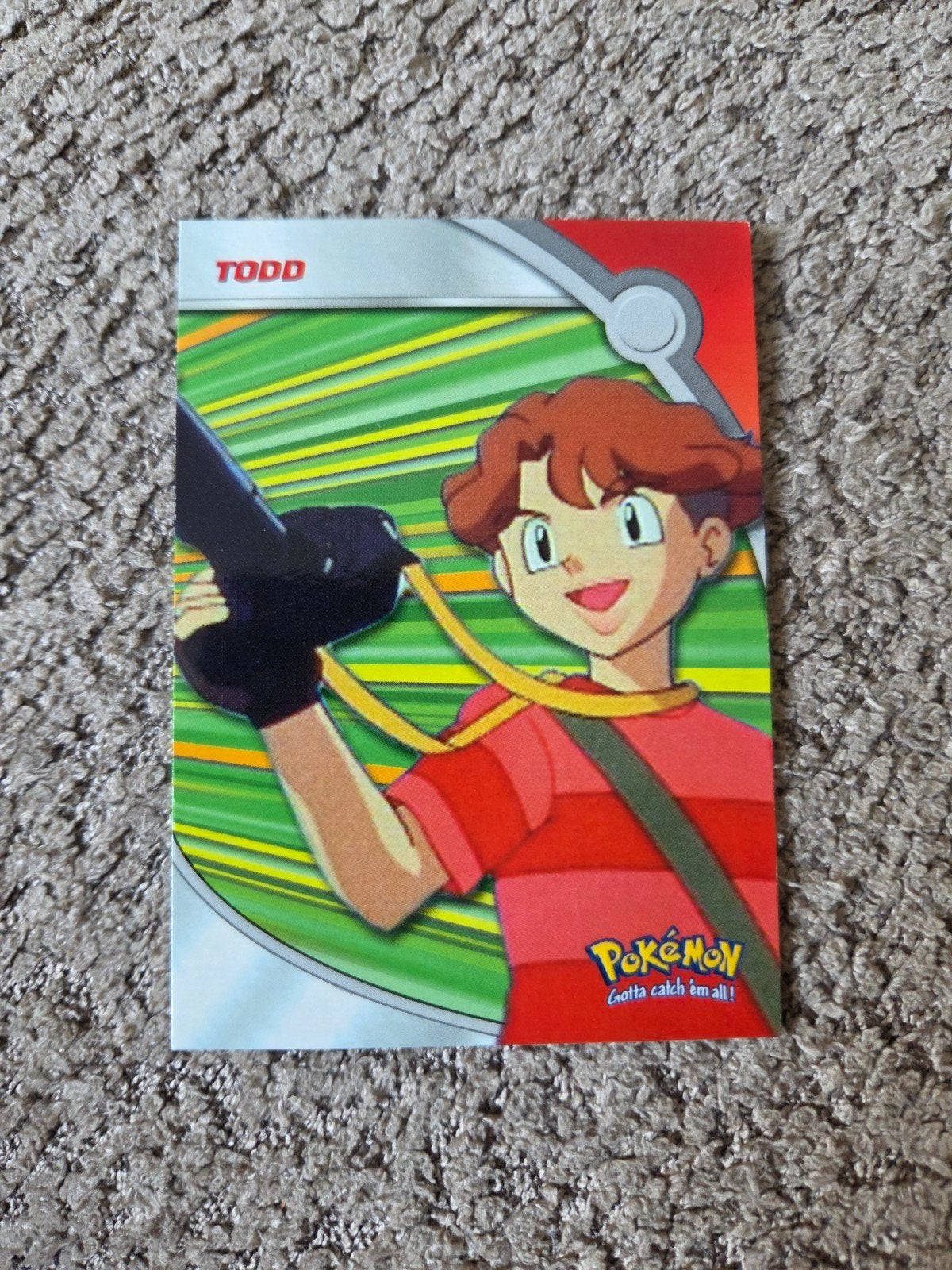 Pokémon Topps TV Animation Edition - Todd the Photographer, Ophalen of Verzenden, Gebruikt, Losse kaart