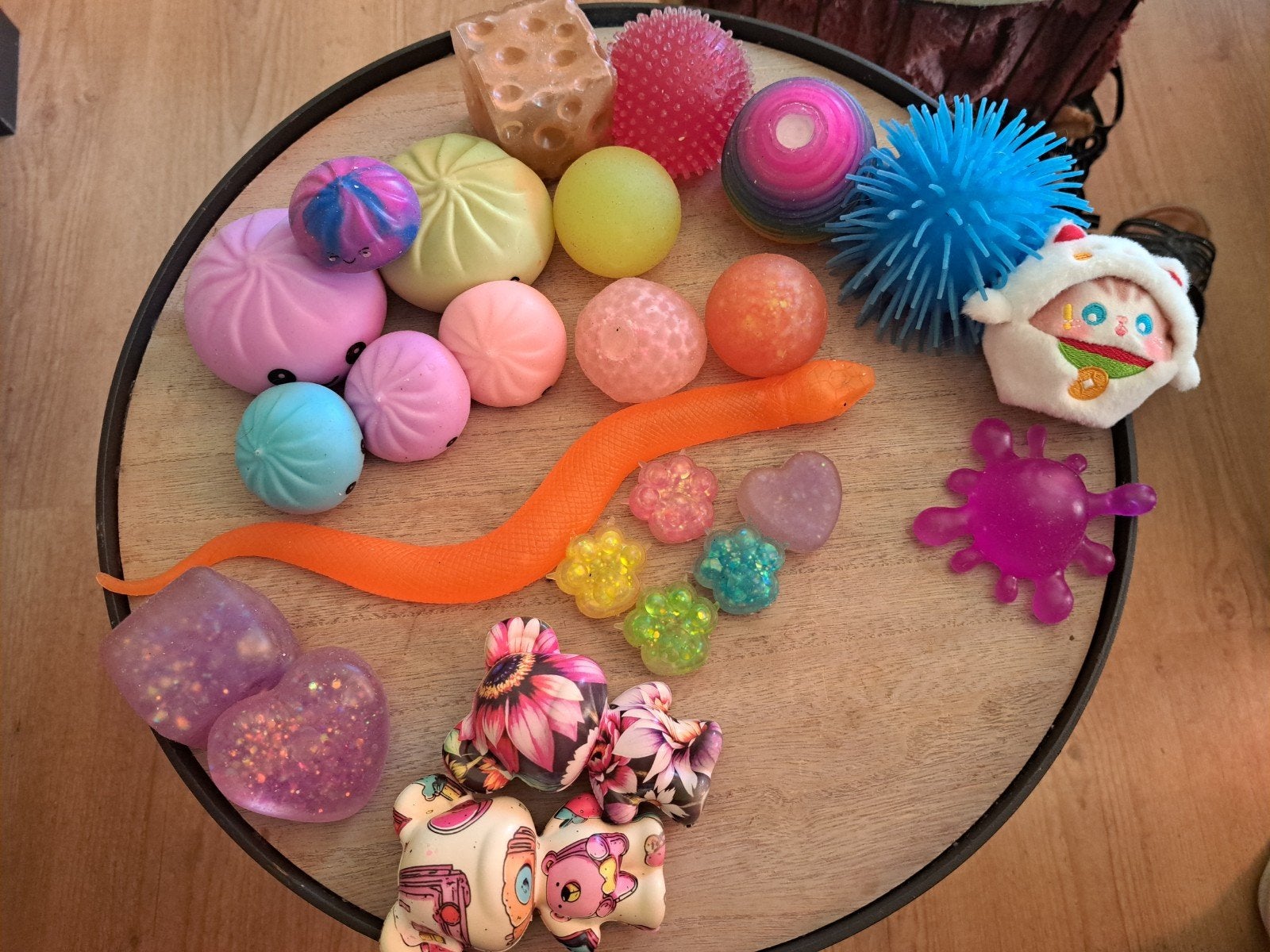 Grote collectie stressballen en fidget toys, Ophalen of Verzenden, Jongen of Meisje