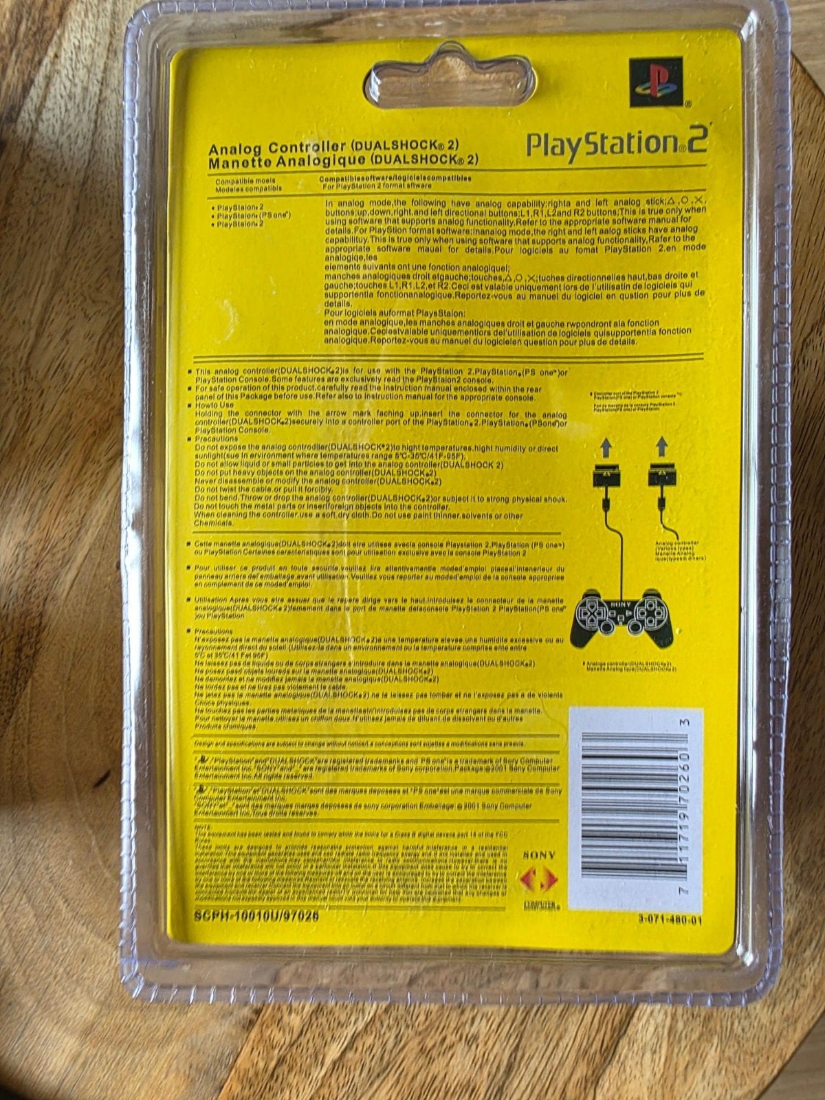 Sony PS2 Controller Dualshock 2 Zwart (Nieuw), Ophalen of Verzenden, Nieuw, Met 1 controller