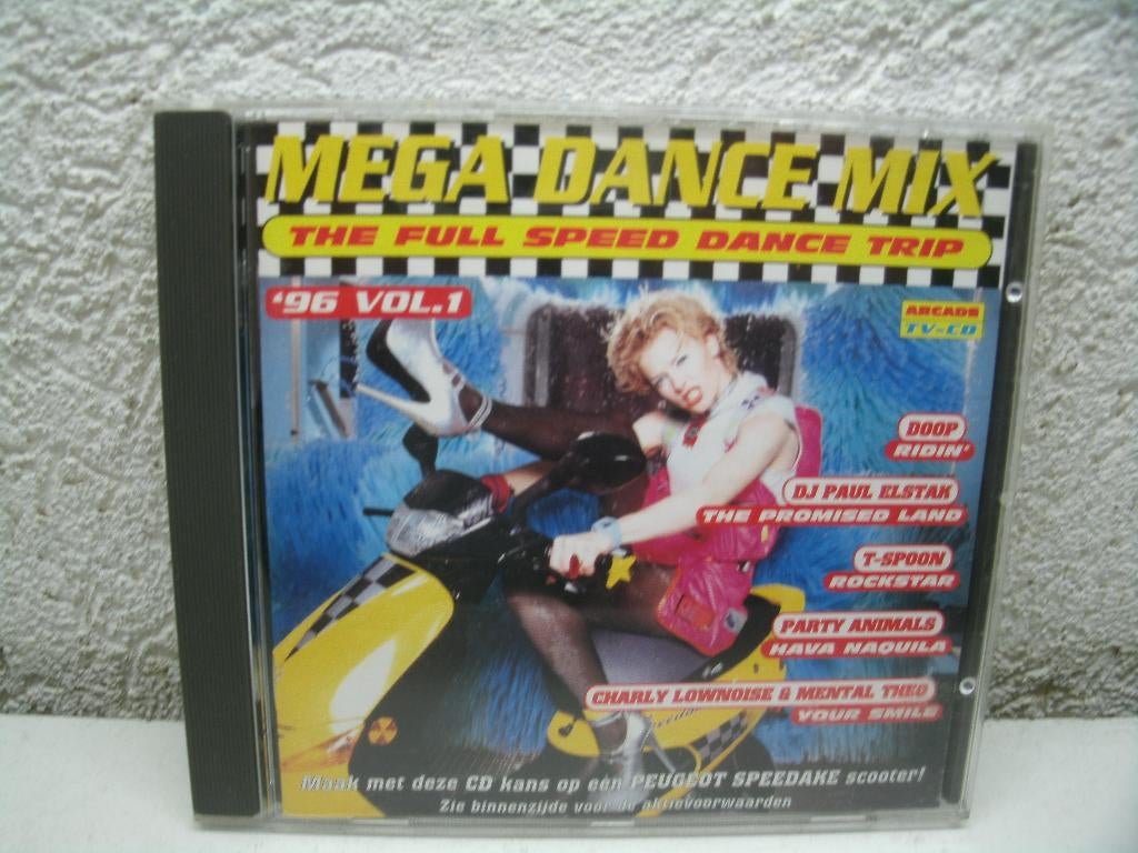 cd 68 mega dance mix oa rockstar vol 1  1996, Ophalen of Verzenden, Gebruikt, Dance Populair