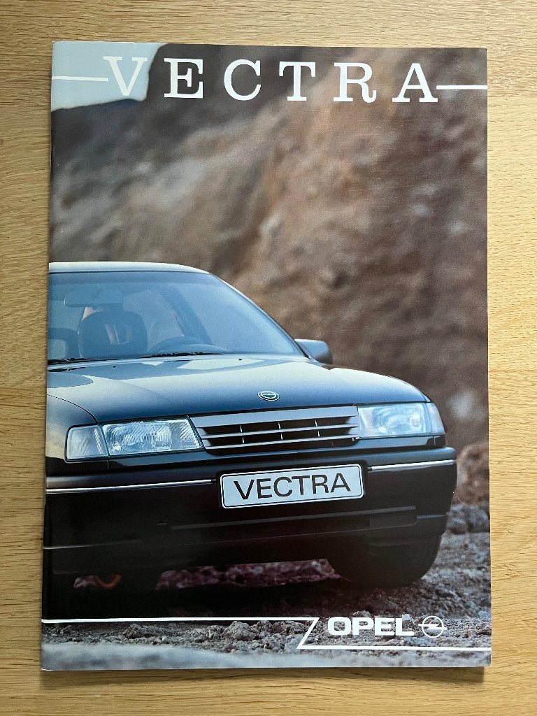 Autofolder/Brochure Opel Vectra 1990, Ophalen of Verzenden, Nieuw, Opel