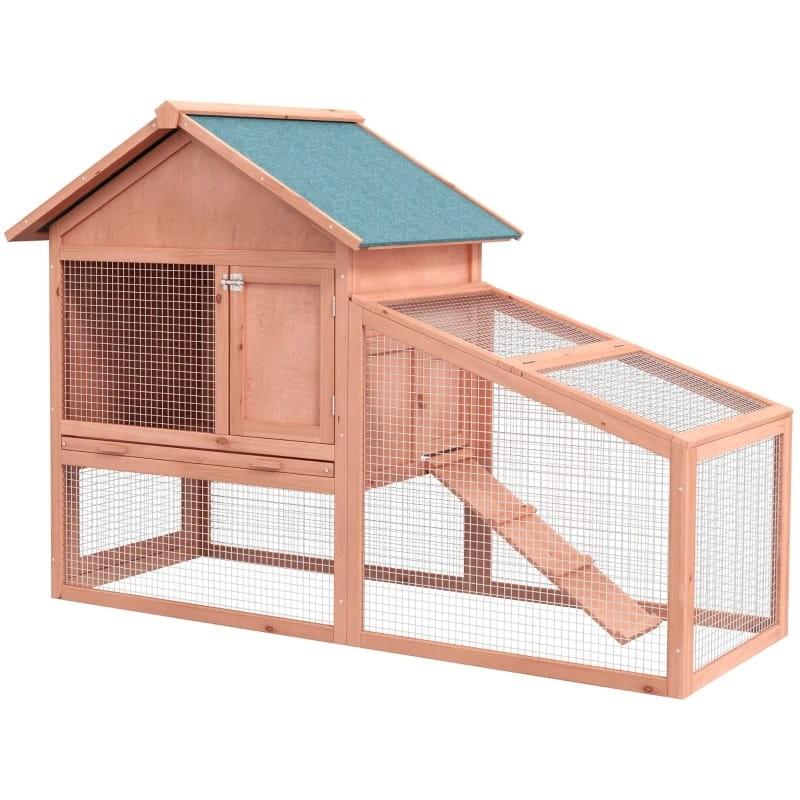 Konijnenhok buitenverblijf kippenhok nieuw, Dieren en Toebehoren, Knaagdieren en Konijnen | Hokken en Kooien, Ophalen, 110 cm of meer