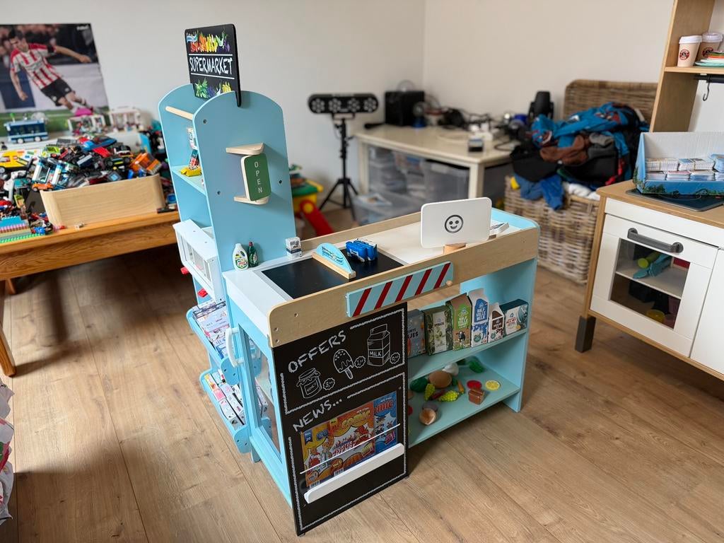 Theo Klein Speelgoed Supermarkt / Kassa 9391, Ophalen, Gebruikt, Meubelstuk of Keukentje