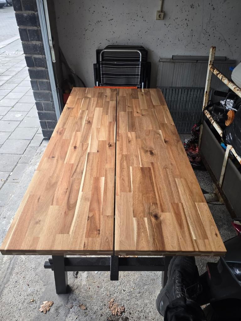 Ikea tafel, Ophalen of Verzenden, Gebruikt, Rechthoekig, Hout