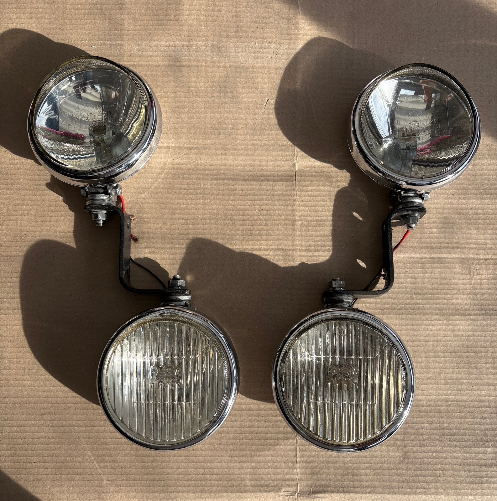 HASSIA oldtimer verstralers VW kever mistlampen Porsche, Ophalen of Verzenden, Gebruikt, Porsche