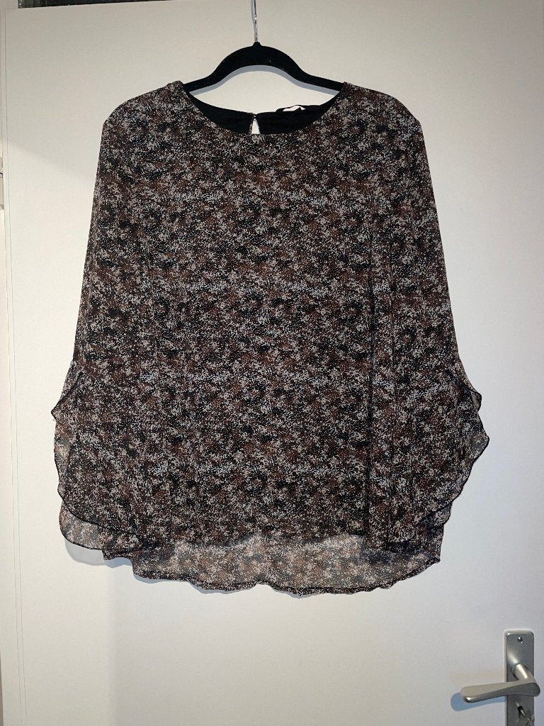 Vero moda dames bruin blouse tuniek met flared mouwen mt XL, Kleding | Dames, Bruin, Vero Moda, Maat 46/48 (XL) of groter, Ophalen of Verzenden