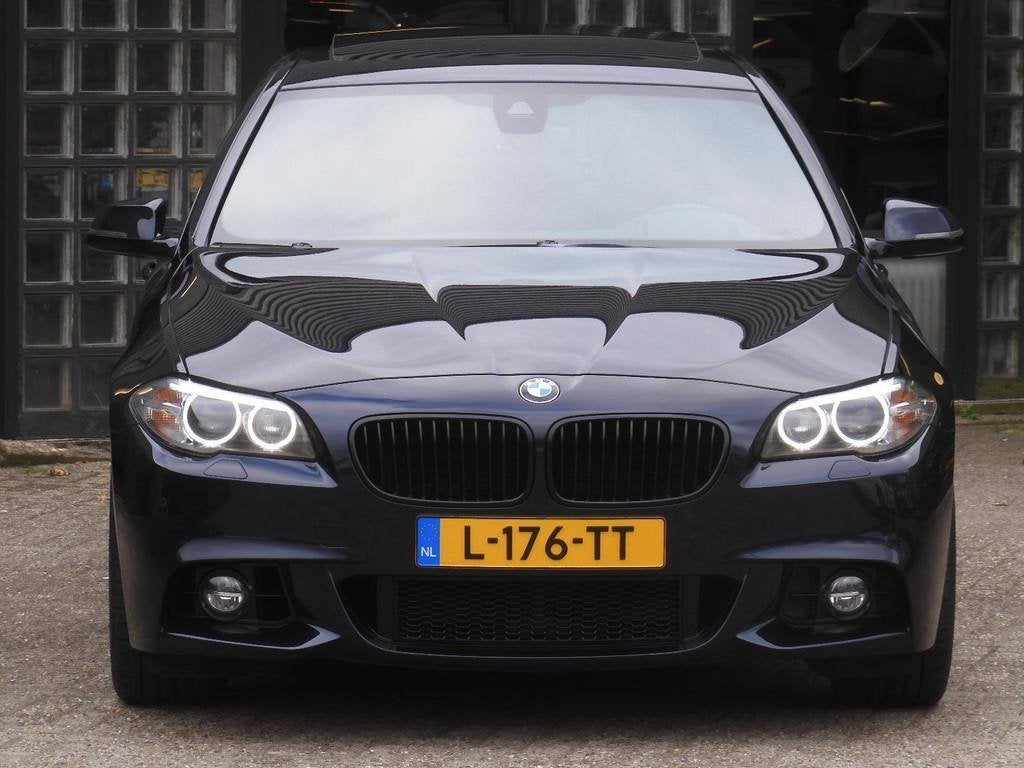 BMW 5-Serie 535i 306pk Aut. 2015 Blauw uniek, Auto's, Achterwielaandrijving, 2000 kg, Blauw, Particulier