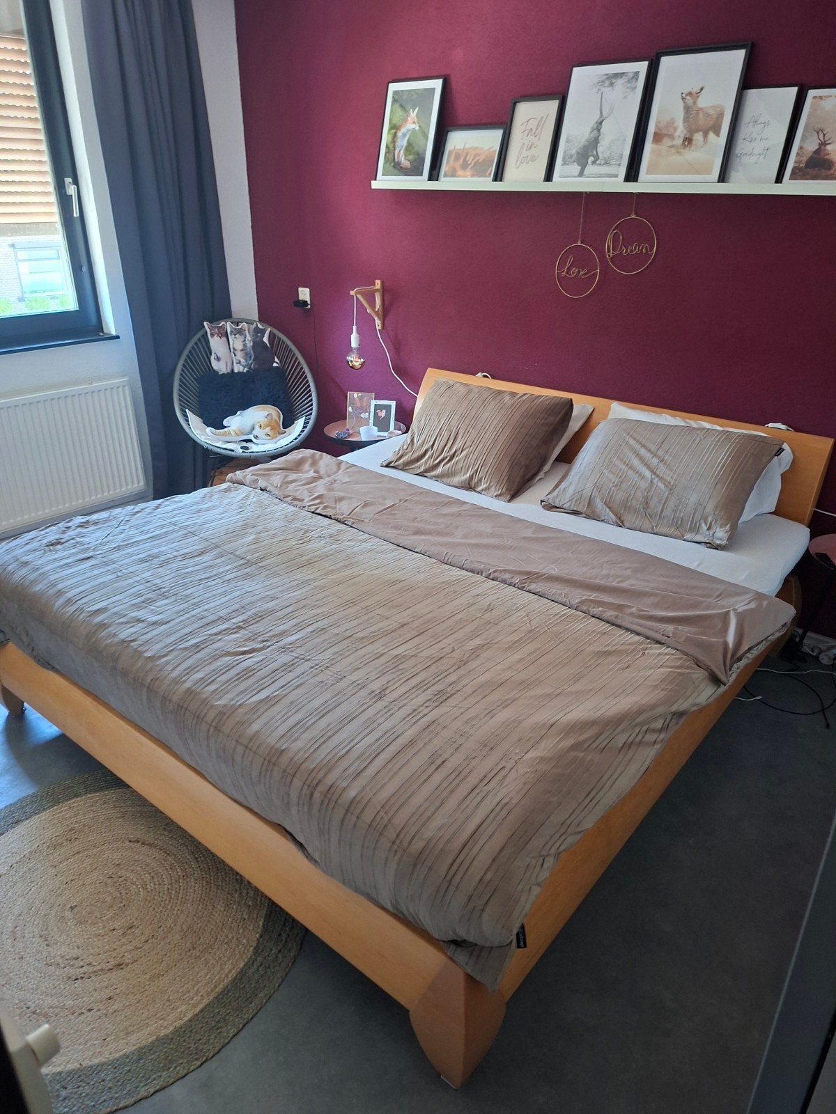 Hülsta bed 180x200 elektrische lattenbodem, Huis en Inrichting, Ophalen, Tweepersoons, 180 cm, 200 cm