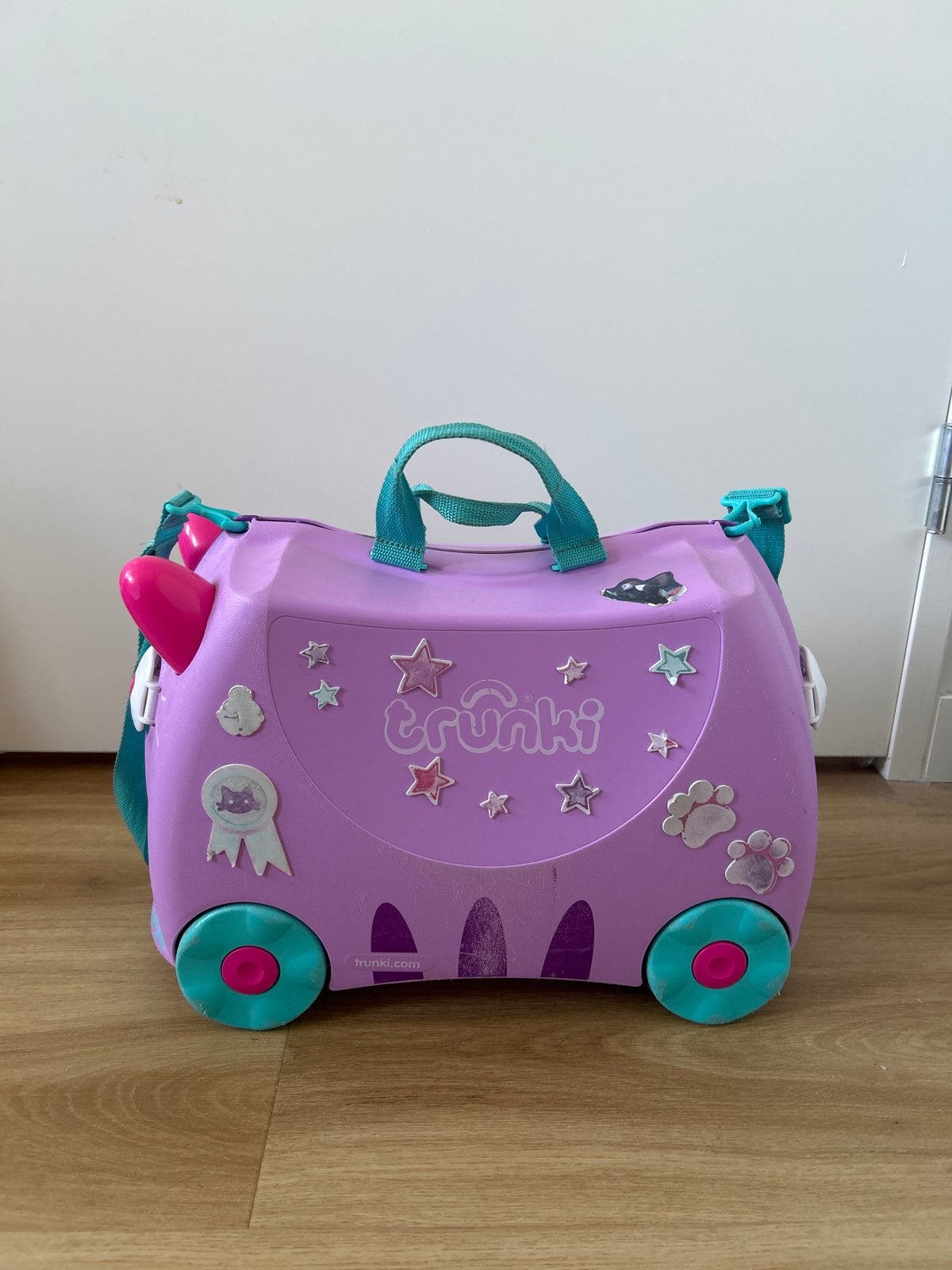 Paarse Trunki koffer voor kinderen, Gebruikt, Hard kunststof, Minder dan 50 cm, Minder dan 35 cm