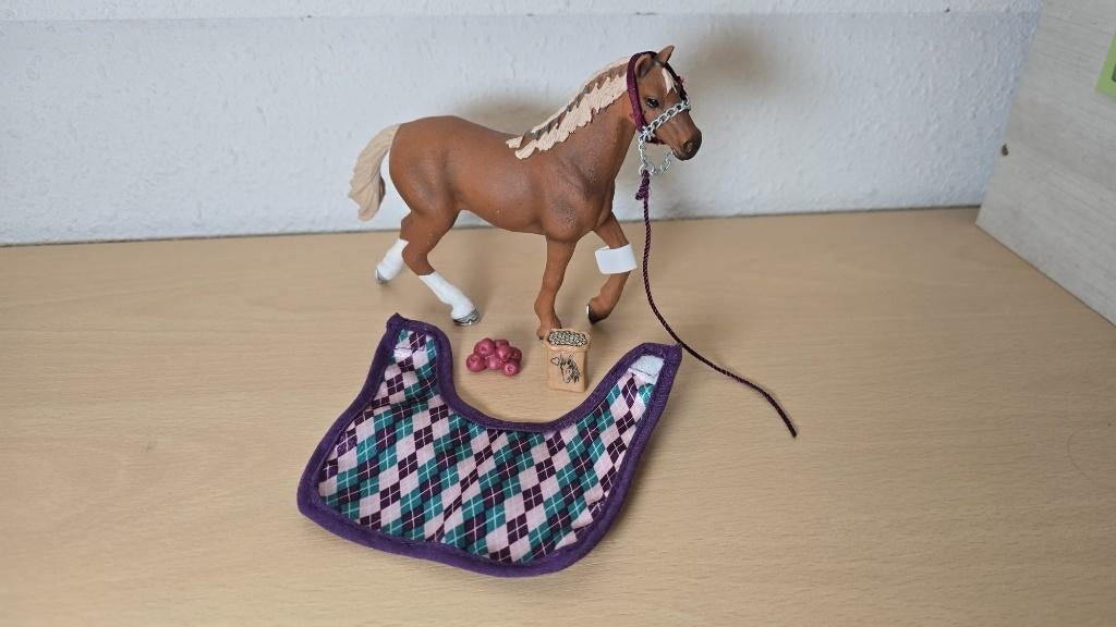schleich paard met accessoires model 42360, Ophalen of Verzenden, Zo goed als nieuw