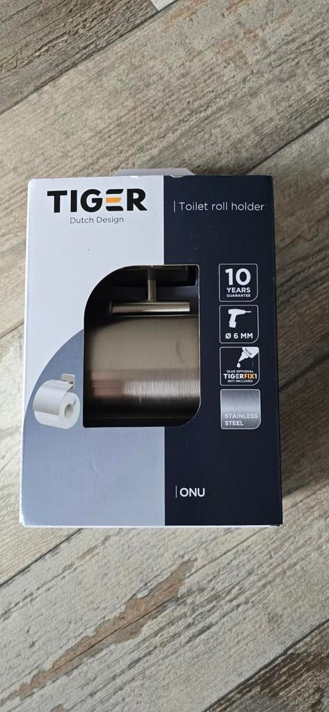 Tiger toiletrolhouder Nieuw in doos, Ophalen of Verzenden, Nieuw