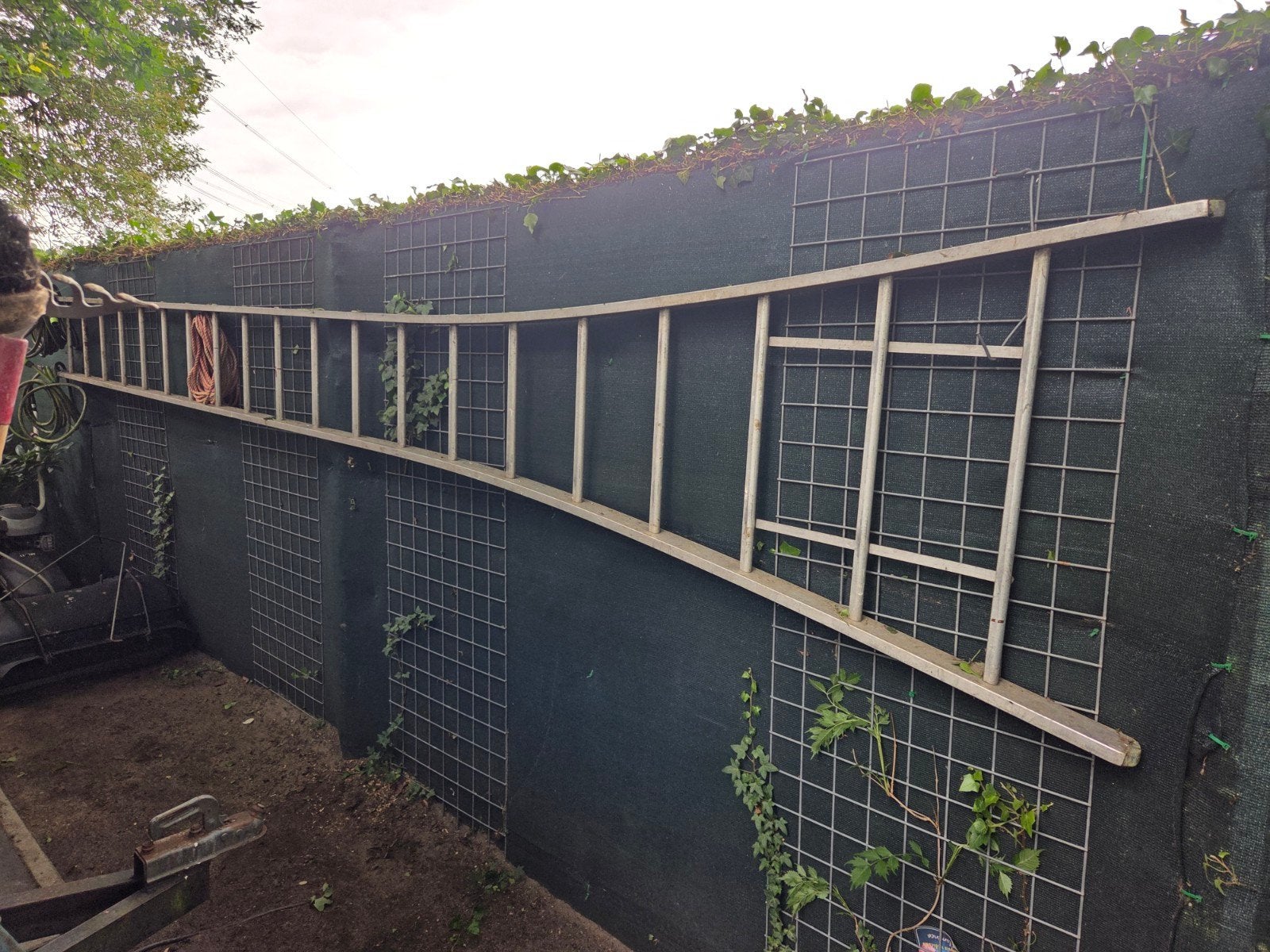 Aluminium ladder, Doe-het-zelf en Verbouw, Ladders en Trappen, Ophalen, Gebruikt, 4 meter of meer