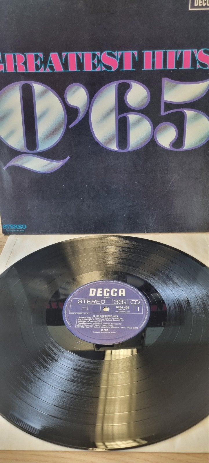 Q '65 Greatest Hits Vinyl LP (Decca, 1969), Gebruikt, Originele persing, Ophalen of Verzenden, 12 inch