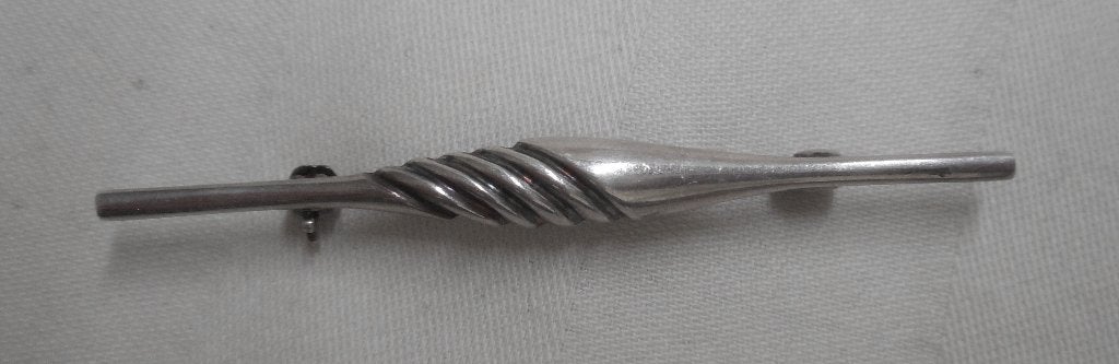 Zilveren vintage broche nr.2204