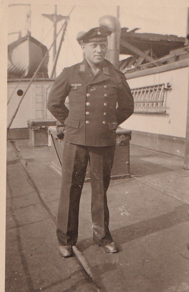 WO2 Foto Kriegsmarine Zeeman, Verzamelen, Ophalen of Verzenden, Marine, Nederland, Foto of Poster