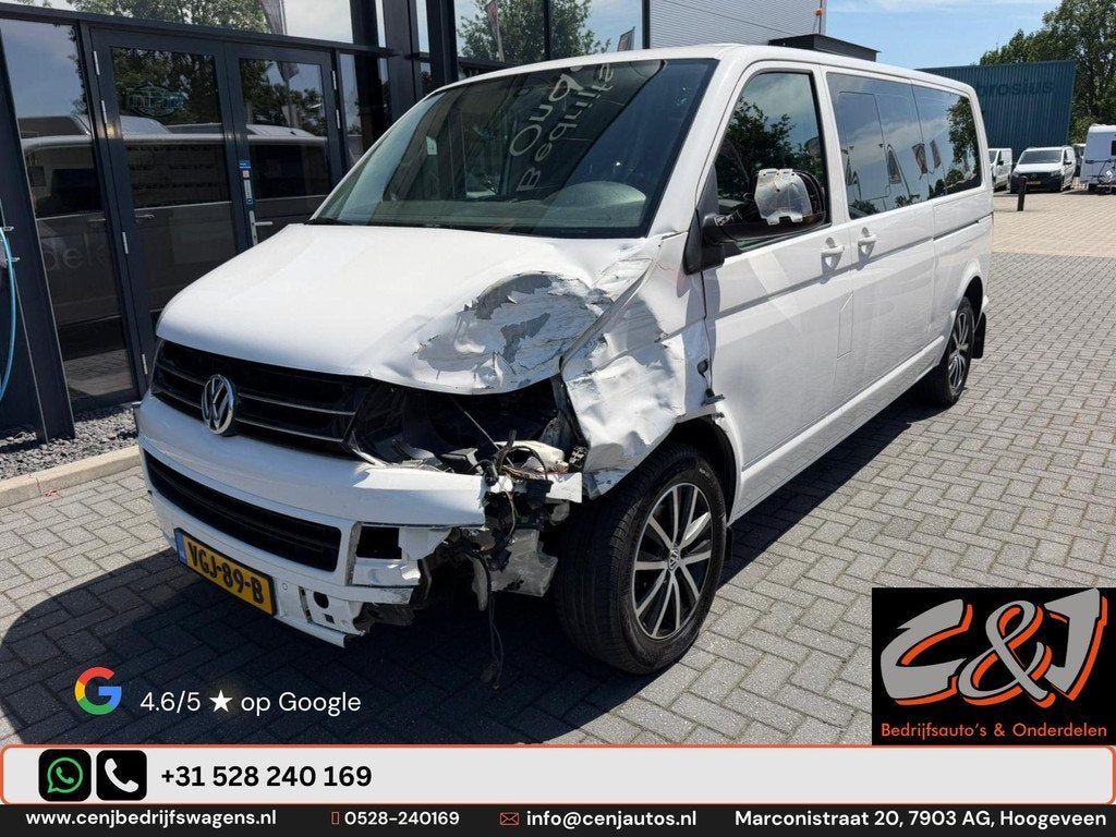 Volkswagen Transporter 2.0 TDI L2H1 4Motion DC Highline Cara, Auto diversen, Schadeauto's, Volkswagen, Handgeschakeld, Diesel
