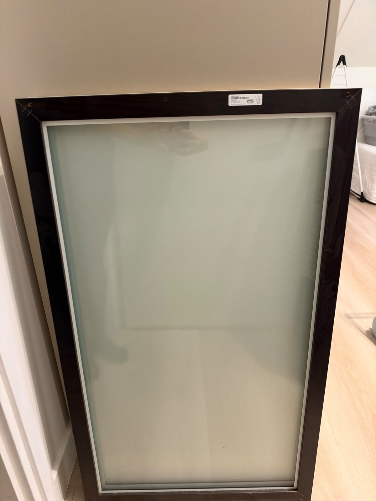 IKEA KOMPLEMENT glazen plank 2 stuks  voor PAX kast, Huis en Inrichting, Ophalen, Zo goed als nieuw