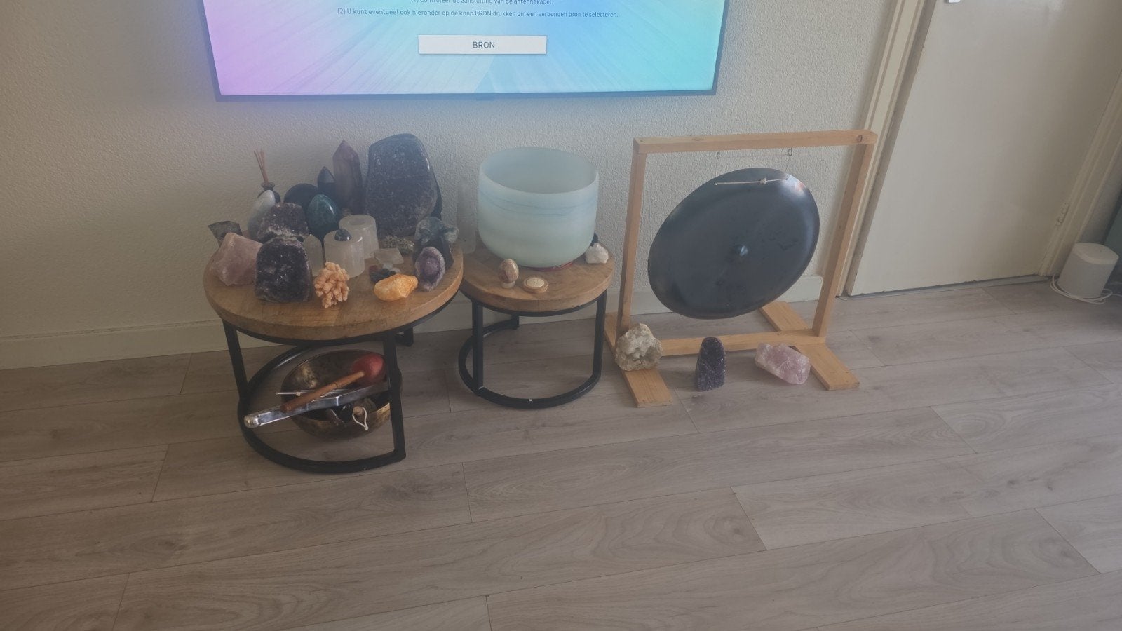 Grote collectie mineralen en kristallen, Ophalen