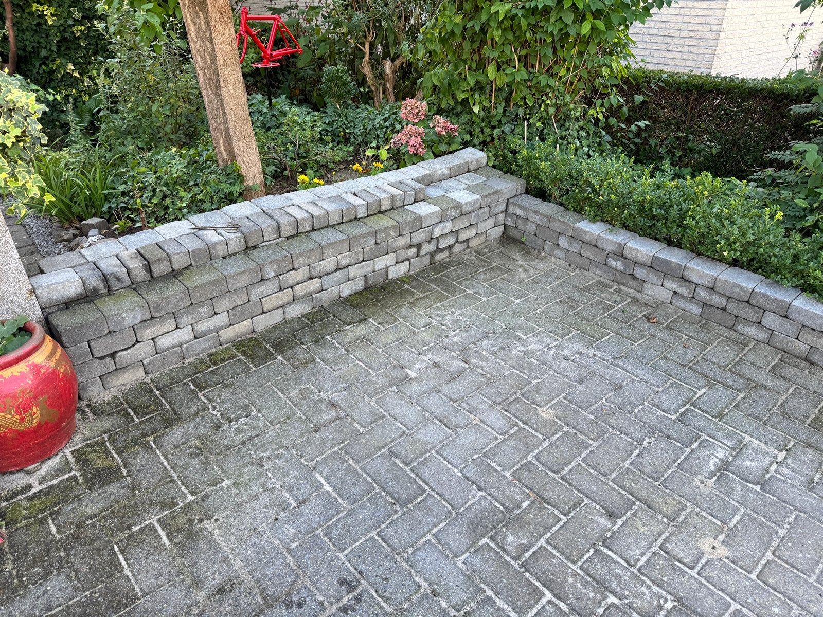 Koppelstones 14x14x7 cm te koop, Tuin en Terras, Ophalen, Gebruikt, Beton, Klinkers