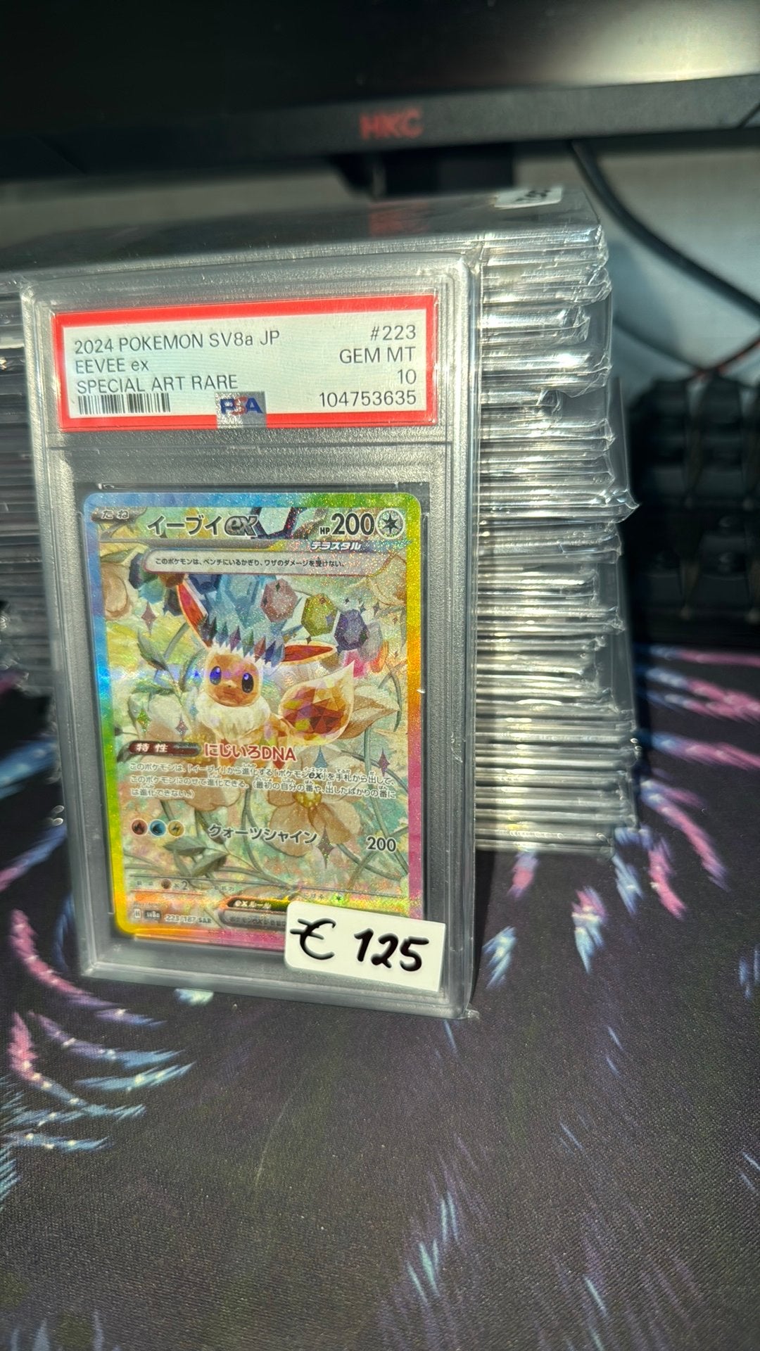 Eevee ex japans psa 10 223, Ophalen of Verzenden, Zo goed als nieuw