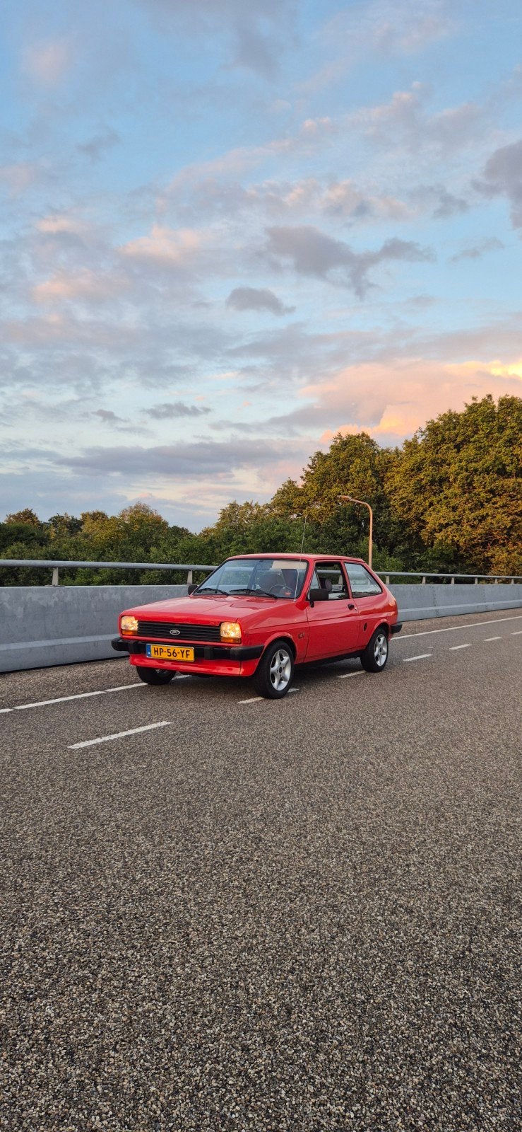 Ford Fiësta 1.3 Ghia 1982 Sunburst Red Origineel NL, Origineel Nederlands, Handgeschakeld, Particulier, Fiësta