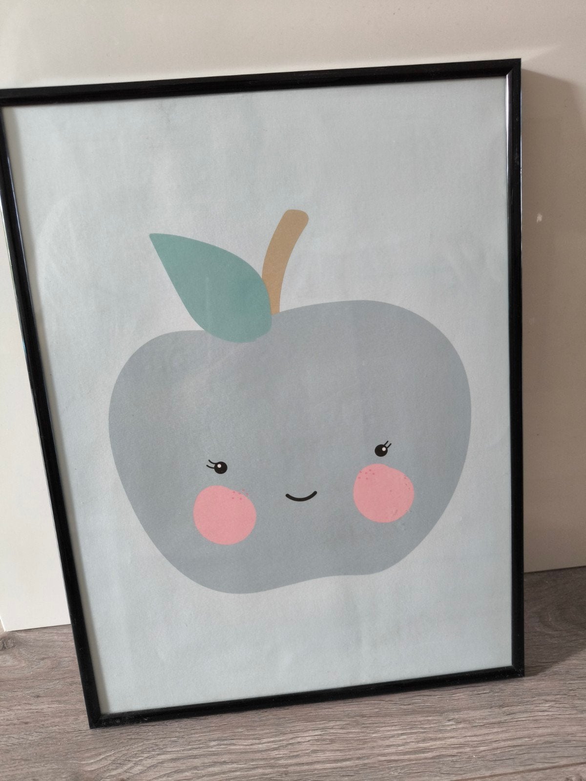 2 Eef Lillemor posters: King Panda en Mister Apple in frame, Rechthoekig Staand, Met lijst, A4 of kleiner, Ophalen of Verzenden