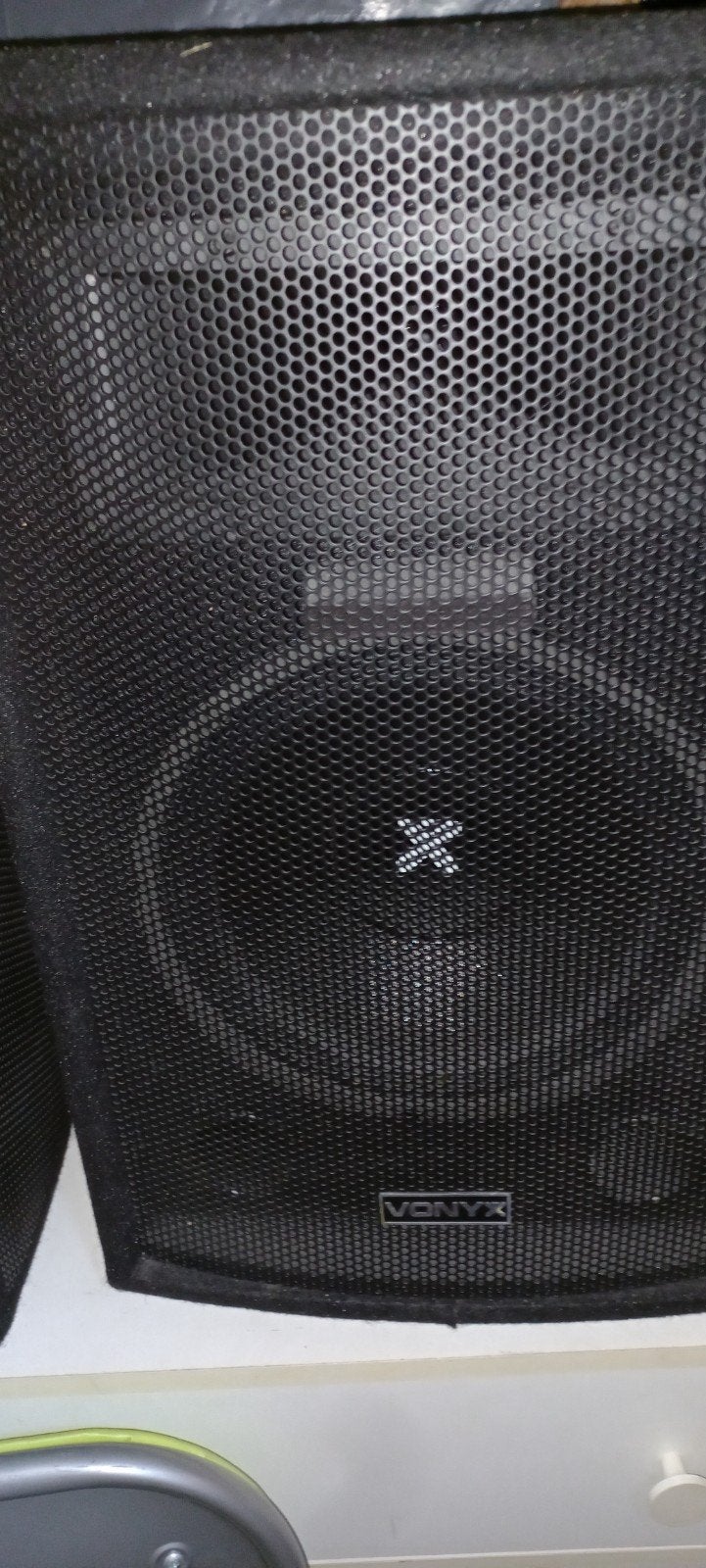 VONY X  zwarte geluid boxen set van 2 stuks, Audio, Tv en Foto, Ophalen, Zo goed als nieuw, Speakerset, Overige merken